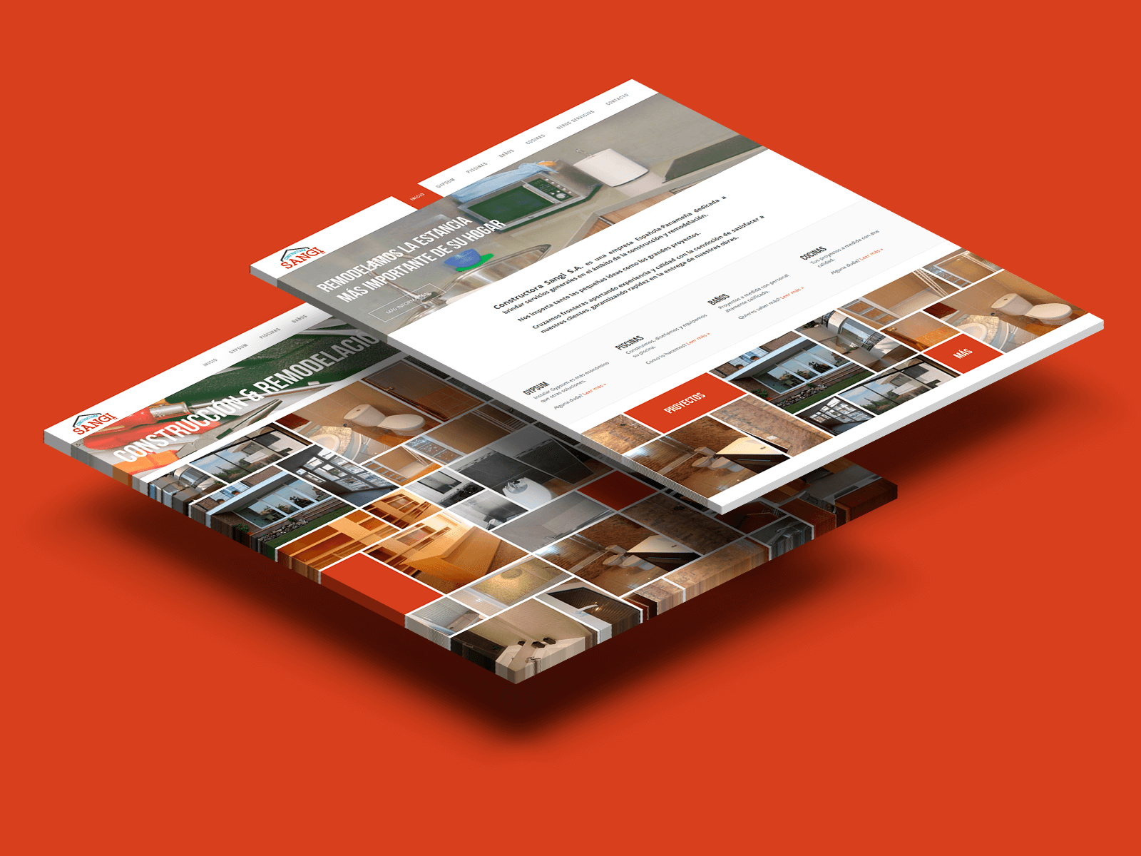 83pixeles | Constructora Sangi S.A. | Diseño Web Responsive en Panamá