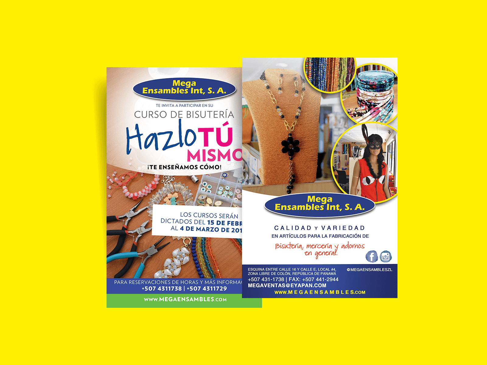 83pixeles Mega Ensambles Int S.A. Panamá Impresión Volante