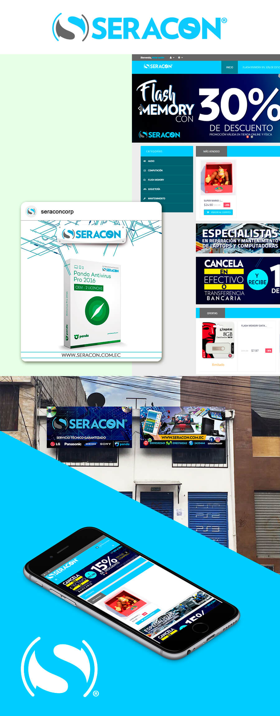83pixeles | Seracon | Diseño Web Adaptativo en Ecuador | eCommerce