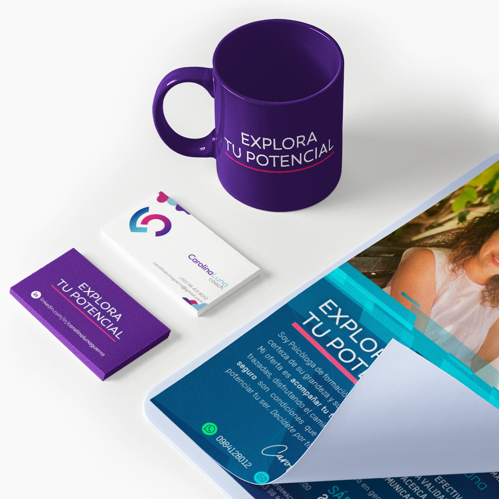 Identidad Corporativa para Carolina Luna – Coach | Ecuador