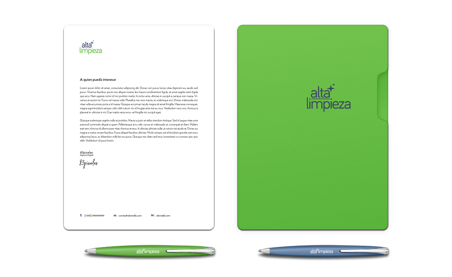 Identidad Corporativa para Alta Limpieza | Ecuador