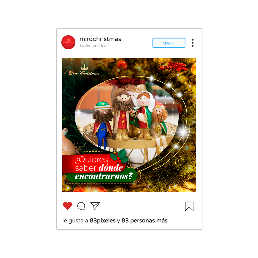 Miró Christmas | Latinoamérica | Marketing Digital | 83pixeles