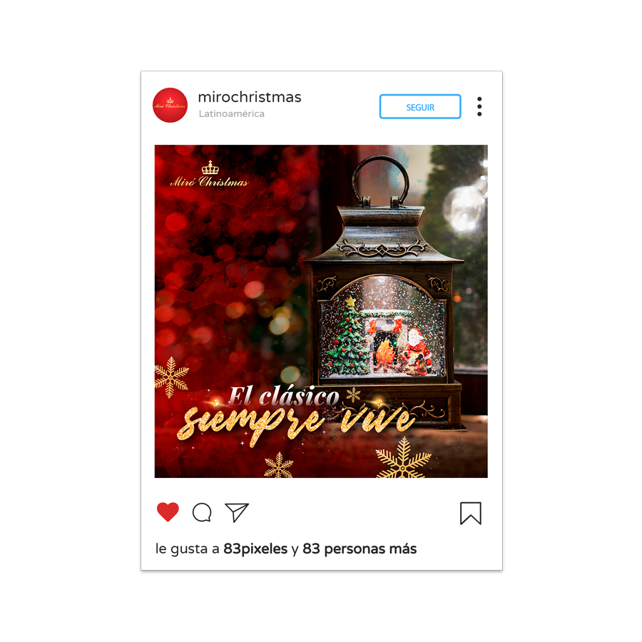 Miró Christmas | Latinoamérica | Marketing Digital | 83pixeles