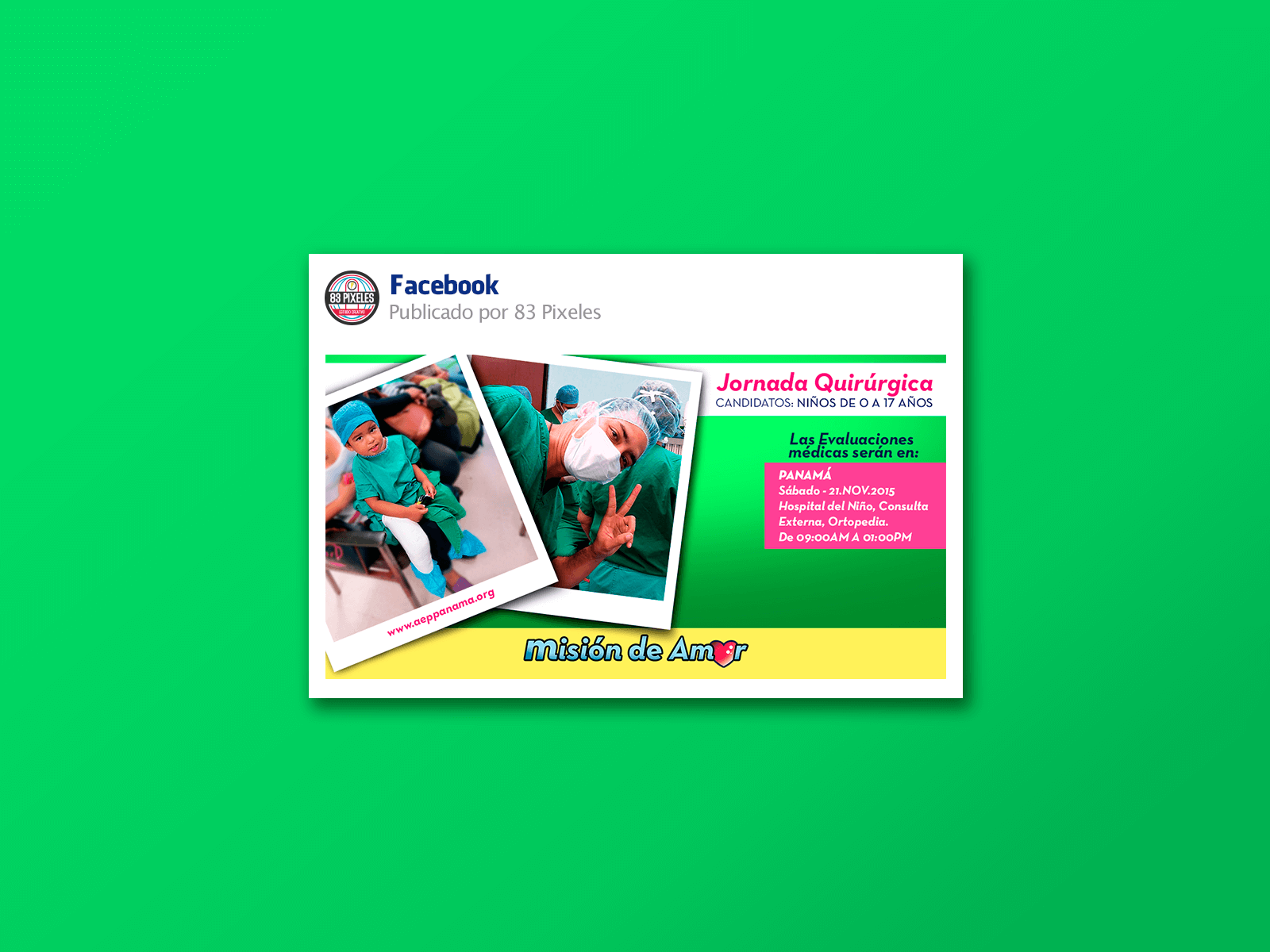 83pixeles | Asociación de Empresarias y Profesionales de Panamá | Diseño de post para Redes Sociales en Panamá