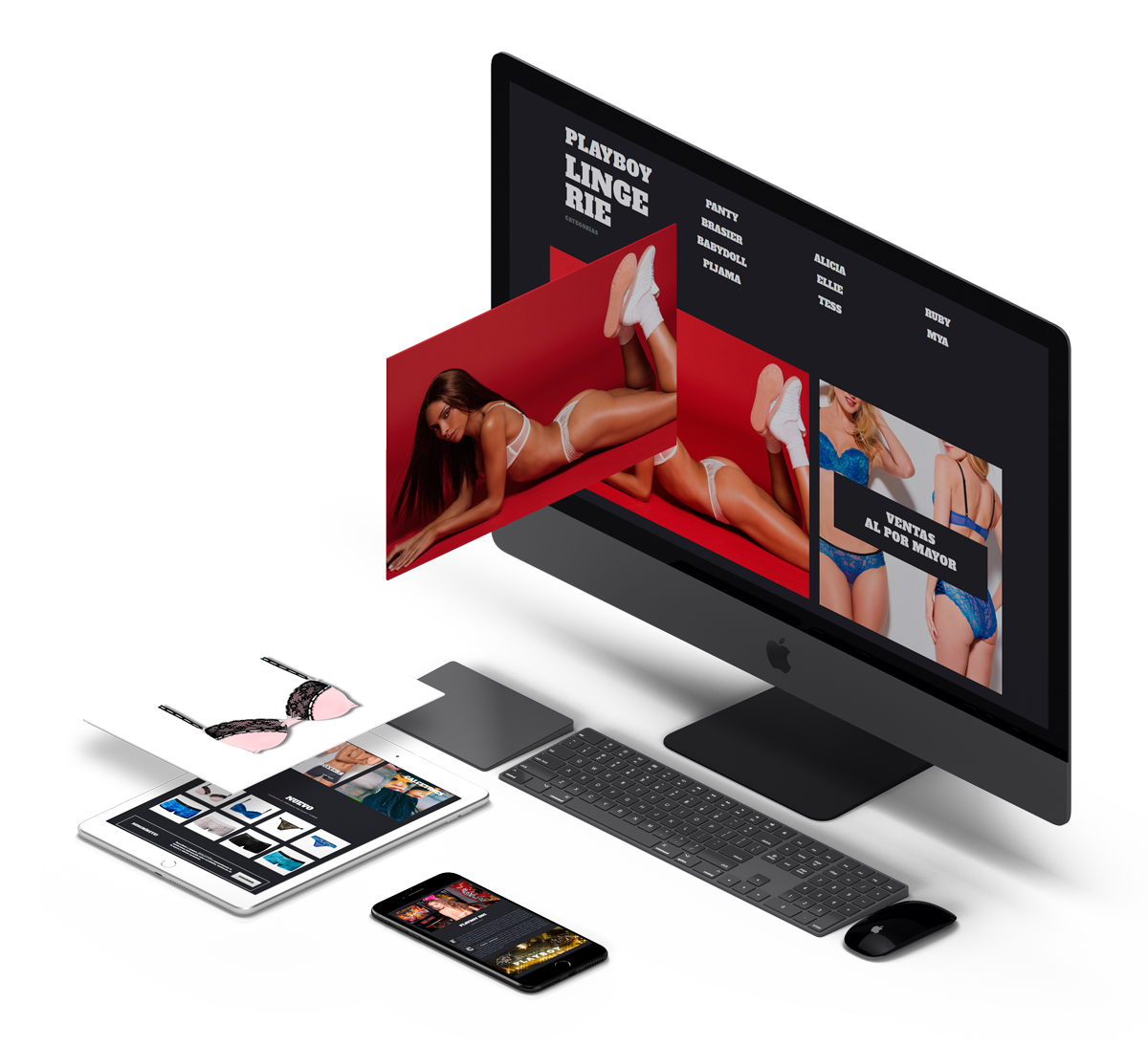 83pixeles | Playboy Underwear | Diseño web adaptativo en WordPress | Colón, Panamá