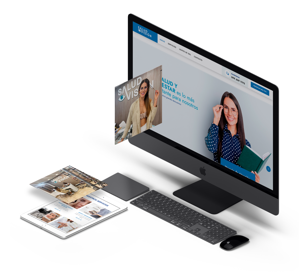 83pixeles | Centro Optométrico Salud Visión en Quito, Ecuador | Diseño web adaptativo en WordPress